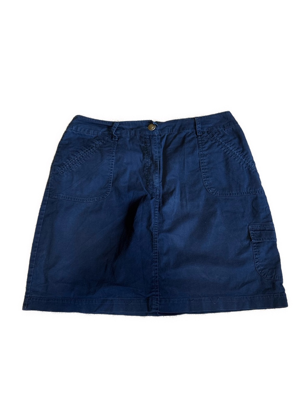 Karen Scott Women’s Size 8 Navy Utility Skort-Style Shorts